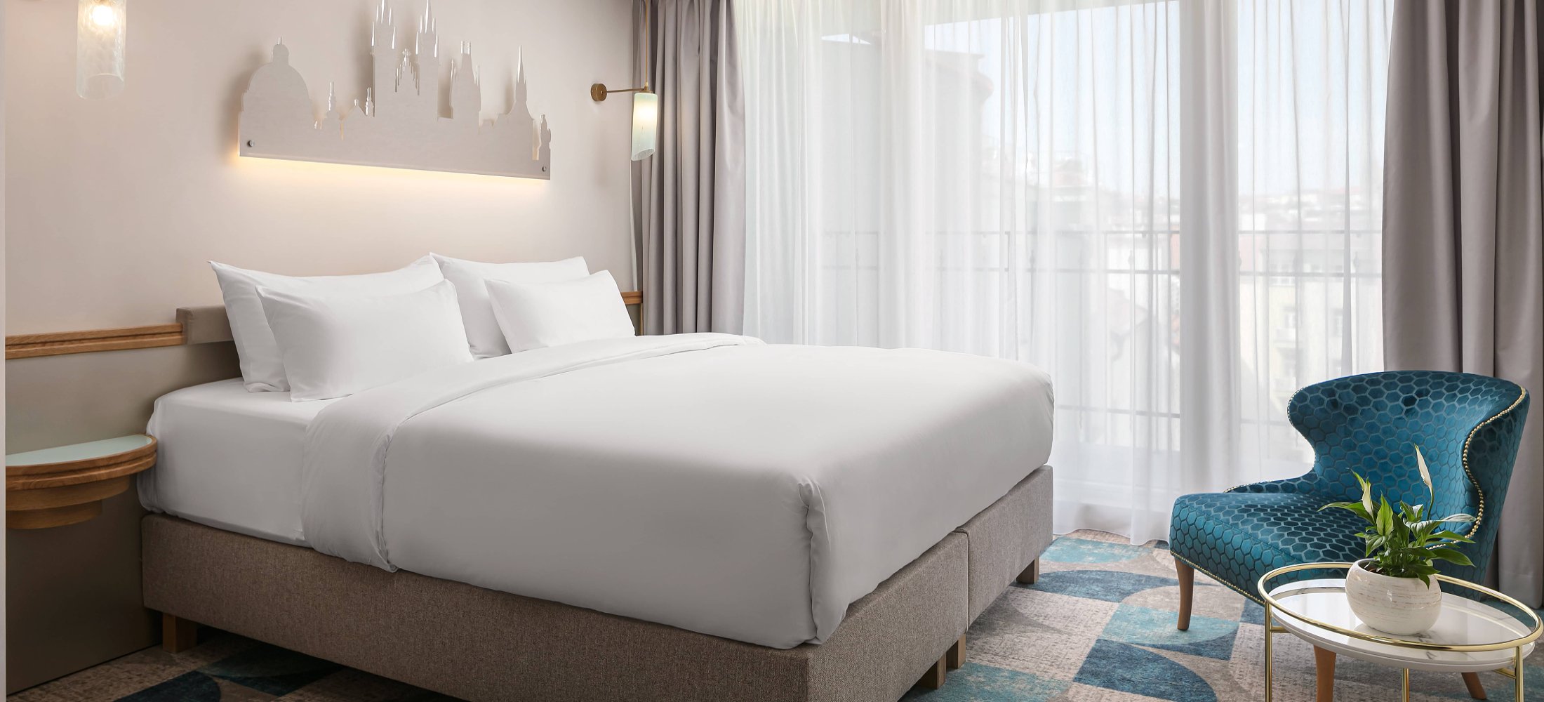 Double room with balcony | Allure Hotel & Residence Prague