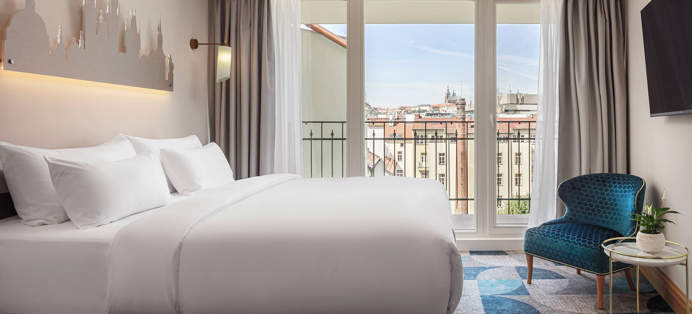 Double room with balcony | Allure Hotel & Residence Prague