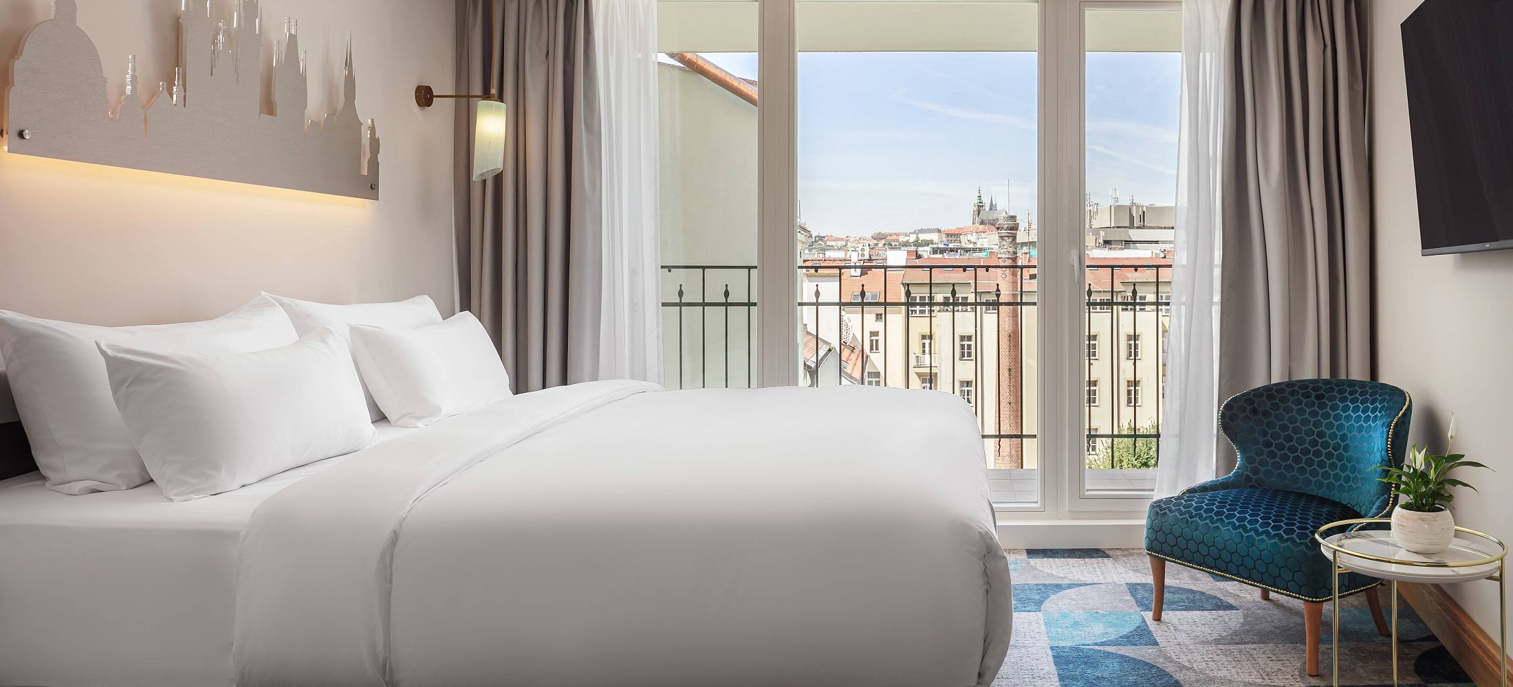 Double room with balcony | Allure Hotel & Residence Prague