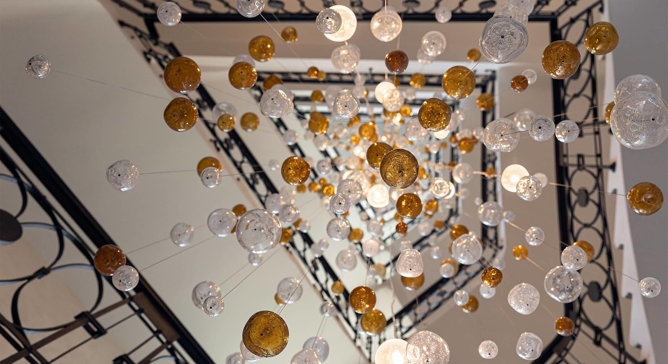Detail lights staircase | Ave Clara | Allure Hotel & Residence Prague