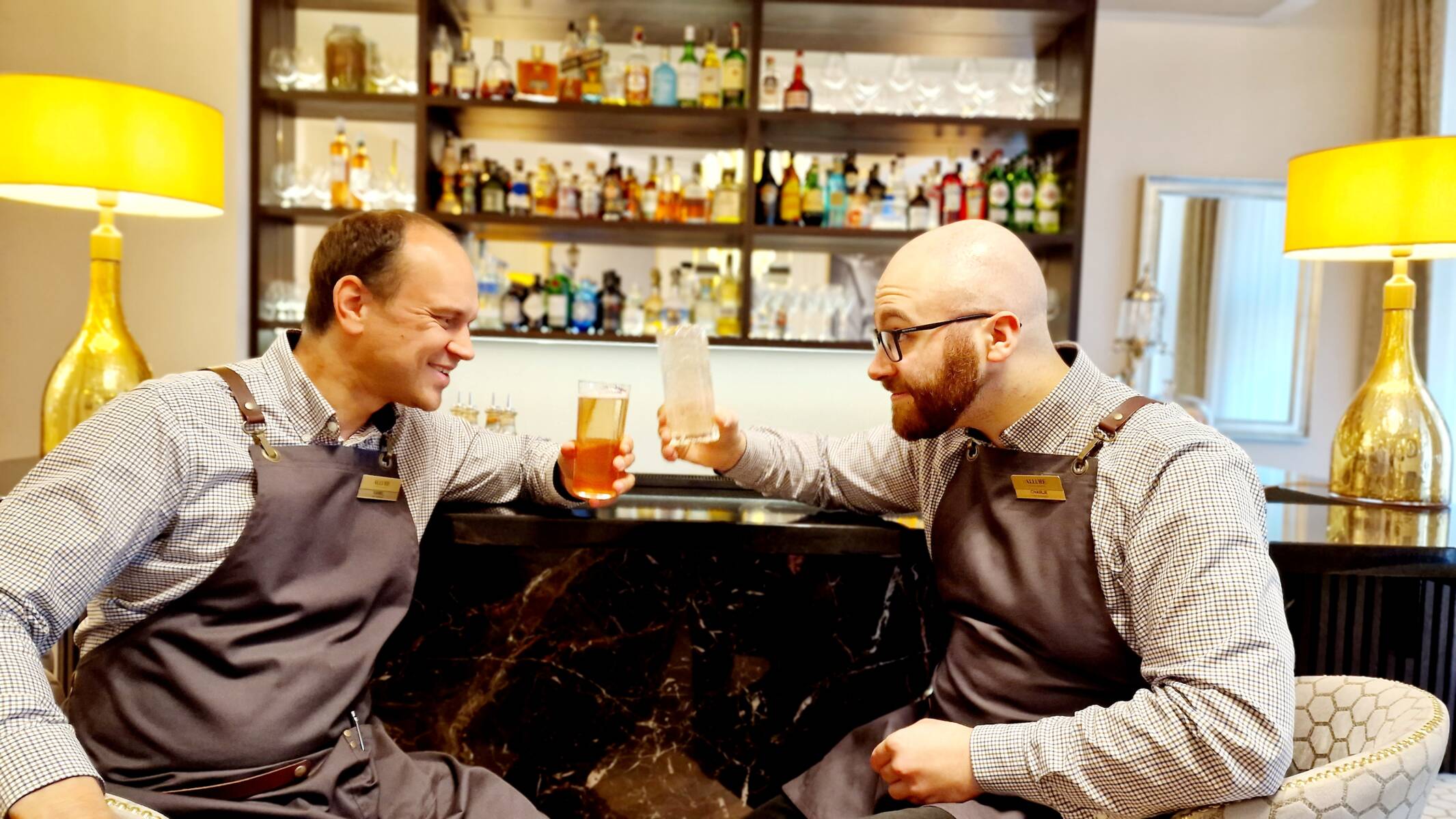 Karel & Charlie | B21 Cocktail bar | aAllure Hotel & Residence Prague